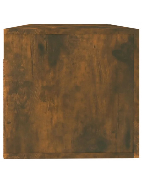 Mobile Pensile Rovere Fumo 100x36,5x35 cm Legno Multistrato