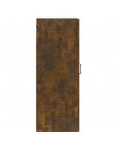 Mobile Pensile Rovere Fumo 35x34x90 cm in Legno Multistrato