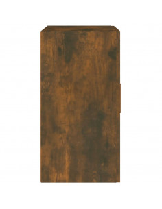 Mobile Pensile Rovere Fumo 60x30x60 cm Legno Multistrato