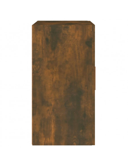 Mobile Pensile Rovere Fumo 60x30x60 cm Legno Multistrato