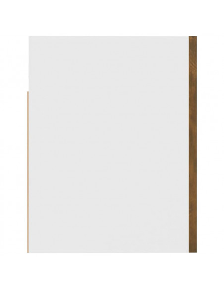 Mobile Pensile Rovere Fumo 60x31x40 cm in Legno Ingegnerizzato