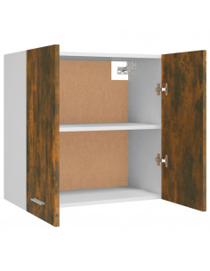 Mobile Pensile Rovere Fumo 60x31x60 cm in Legno Ingegnerizzato