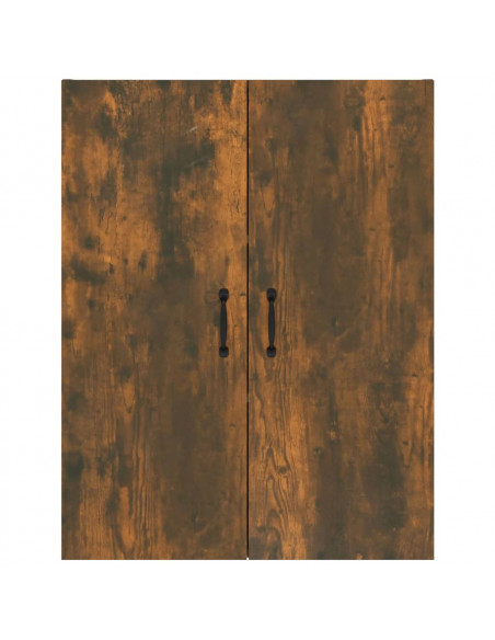 Mobile Pensile Rovere Fumo 69,5x34x90 cm in Legno Multistrato