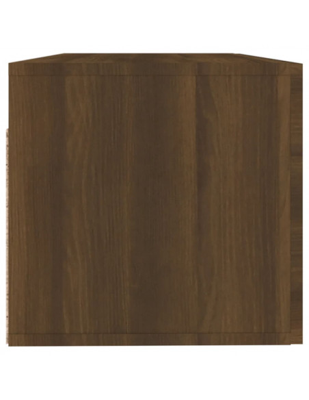 Mobile Pensile Rovere Marrone 100x36,5x35 cm Legno Multistrato