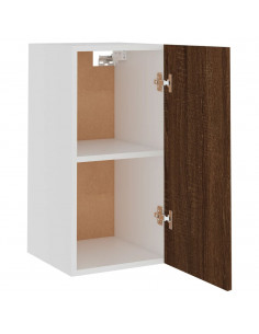 Mobile Pensile Rovere Marrone 29,5x31x60cm in Legno Multistrato