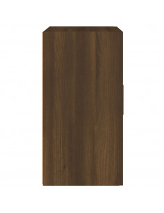 Mobile Pensile Rovere Marrone 60x30x60 cm Legno Multistrato