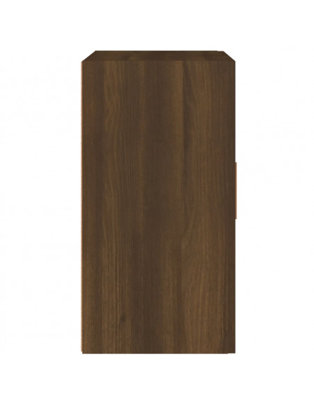 Mobile Pensile Rovere Marrone 60x30x60 cm Legno Multistrato