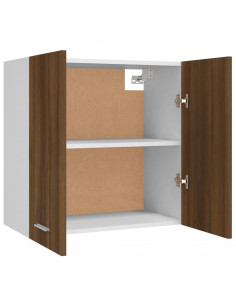 Mobile Pensile Rovere Marrone 60x31x60 cm Legno Ingegnerizzato