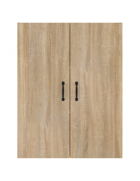 Mobile Pensile Rovere Sonoma 69,5x34x90 cm in Legno Multistrato