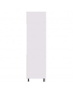 Mobile per Frigo Bianco 60x57x207 cm Legno Multistrato