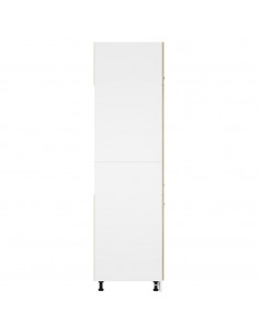 Mobile per Frigo Rovere Sonoma 60x57x207 cm Legno Multistrato