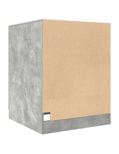 Mobile per Lavatrice Grigio Cemento 70,5x71,5x91,5 cm