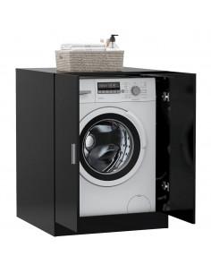 Mobile per Lavatrice Nero 71x71,5x91,5 cm