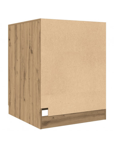 Mobile per Lavatrice Rovere Artigianale 70,5x71,5x91,5 cm