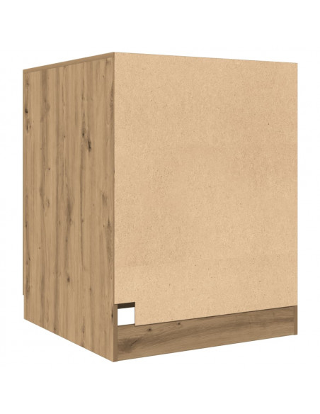 Mobile per Lavatrice Rovere Artigianale 70,5x71,5x91,5 cm