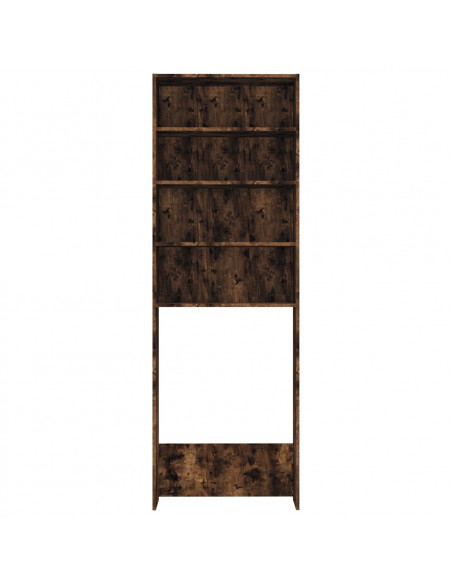 Mobile per Lavatrice Rovere Fumo 64x24x190 cm