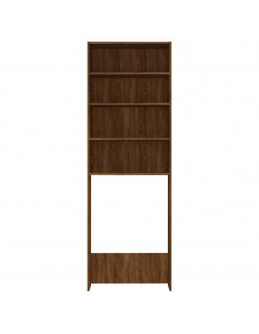 Mobile per Lavatrice Rovere Marrone 64x24x190 cm