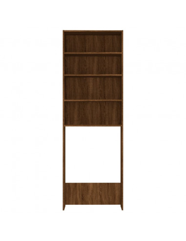 Mobile per Lavatrice Rovere Marrone 64x24x190 cm