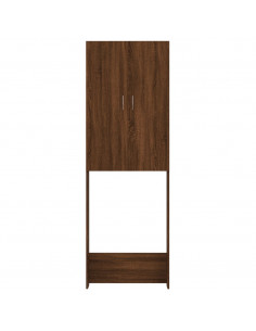 Mobile per Lavatrice Rovere Marrone 64x25,5x190 cm