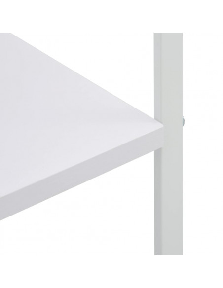 Mobile per Microonde Bianco 60x39,6x123 cm Legno Multistrato