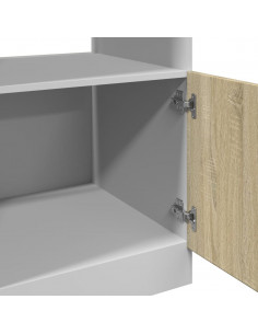 Mobile per Microonde Rovere Sonoma 60x57x207 cm Multistrato