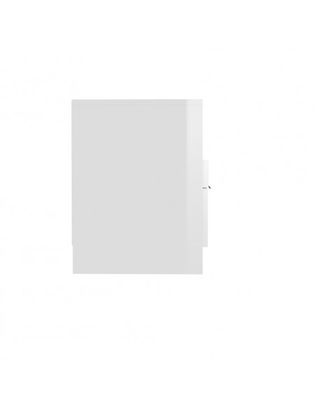 Mobile per TV Bianco Lucido 150x33,5x45cm Legno Ingegnerizzato