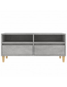 Mobile per TV Grigio Cemento 100x34,5x44,5 cm Legno Multistrato