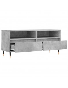 Mobile per TV Grigio Cemento 100x34,5x44,5 cm Legno Multistrato