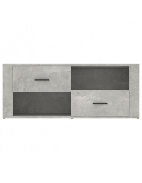 Mobile per TV Grigio Cemento 100x35x40 cm Legno Multistrato