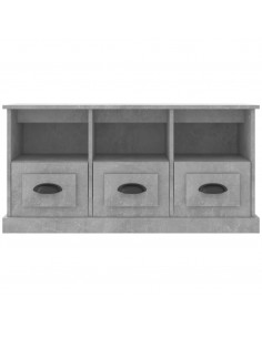 Mobile per TV Grigio Cemento 100x35x50 cm in Legno Multistrato