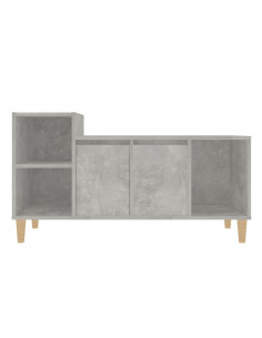 Mobile per TV Grigio Cemento 100x35x55 cm Legno Multistrato