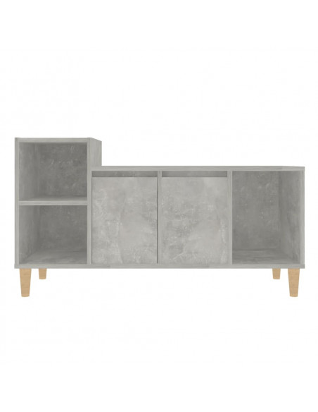 Mobile per TV Grigio Cemento 100x35x55 cm Legno Multistrato