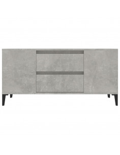 Mobile per TV Grigio Cemento 102x44,5x50 cm Legno Multistrato