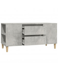 Mobile per TV Grigio Cemento 102x44,5x50 cm Legno Multistrato