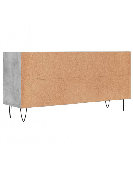Mobile per TV Grigio Cemento 103,5x30x50 cm Legno Multistrato