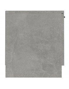 Mobile per TV Grigio Cemento 140x35x40cm Legno Multistrato