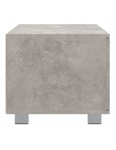 Mobile per TV Grigio Cemento 140x40,5x35 cm Legno Multistrato