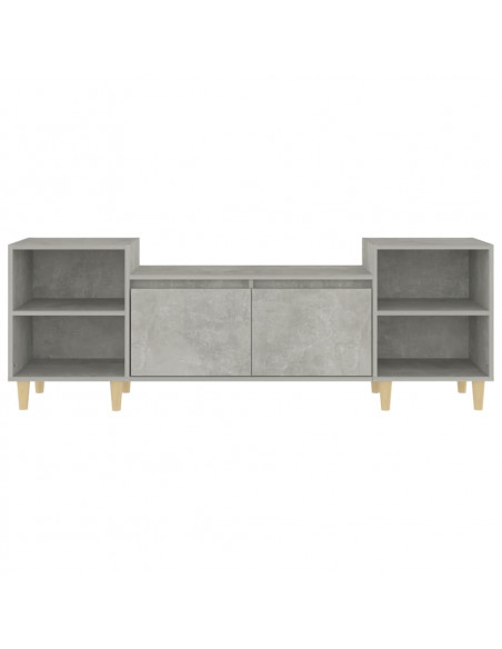 Mobile per TV Grigio Cemento 160x35x55 cm Legno Multistrato