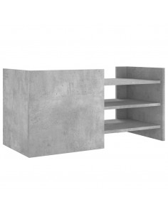 Mobile per TV Grigio Cemento 80x35x40 cm Legno Multistrato