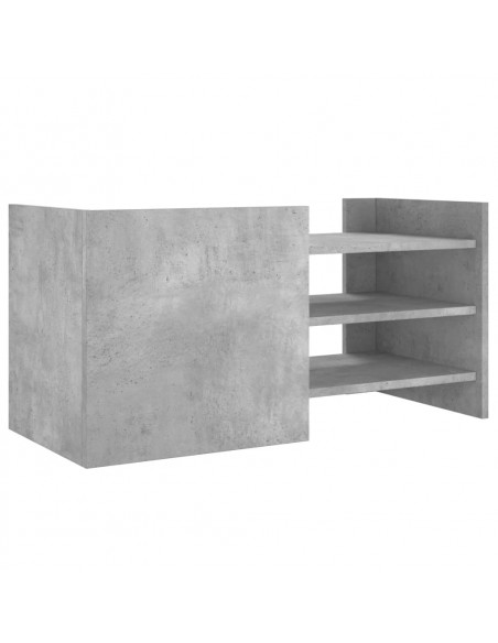 Mobile per TV Grigio Cemento 80x35x40 cm Legno Multistrato