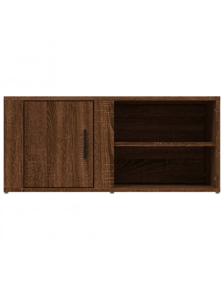 Mobile per TV Rovere Marrone 80x31,5x36 cm in Legno Multistrato