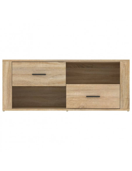 Mobile per TV Rovere Sonoma 100x35x40 cm Legno Multistrato