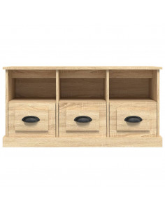 Mobile per TV Rovere Sonoma 100x35x50 cm in Legno Multistrato