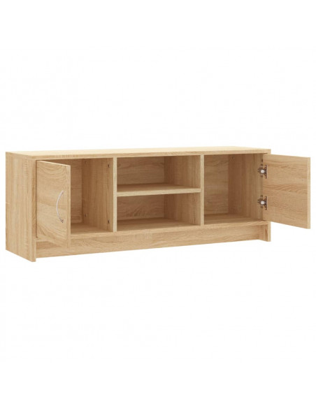 Mobile per TV Rovere Sonoma 102x30x37,5 cm Legno Multistrato