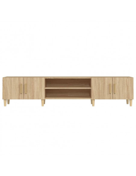 Mobile per TV Rovere Sonoma 180x31,5x40 cm in Legno Multistrato