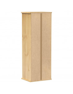 Mobile Porta CD Corona 40x30x110 cm in Legno Massello di Pino