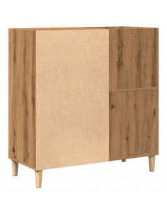 Mobile Porta Dischi Artigianale 84,5x38x89 cm Legno Multistrato