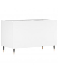 Mobile Porta Dischi Bianco 74,5x38x48 cm in Legno Multistrato