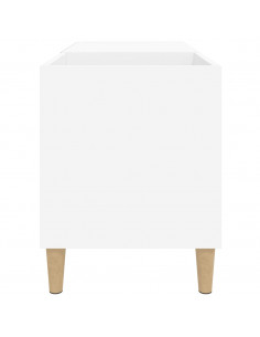 Mobile Porta Dischi Bianco 84,5x38x48 cm in Legno Multistrato