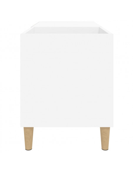Mobile Porta Dischi Bianco 84,5x38x48 cm in Legno Multistrato